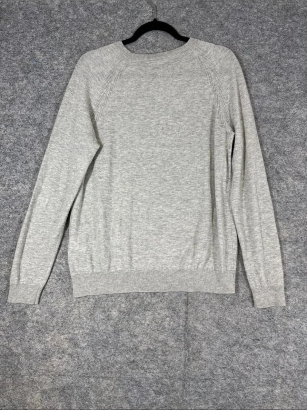 Majestic Filatures Cashmere Sweater Gray Size 2 Quiet Luxury Soft Knit